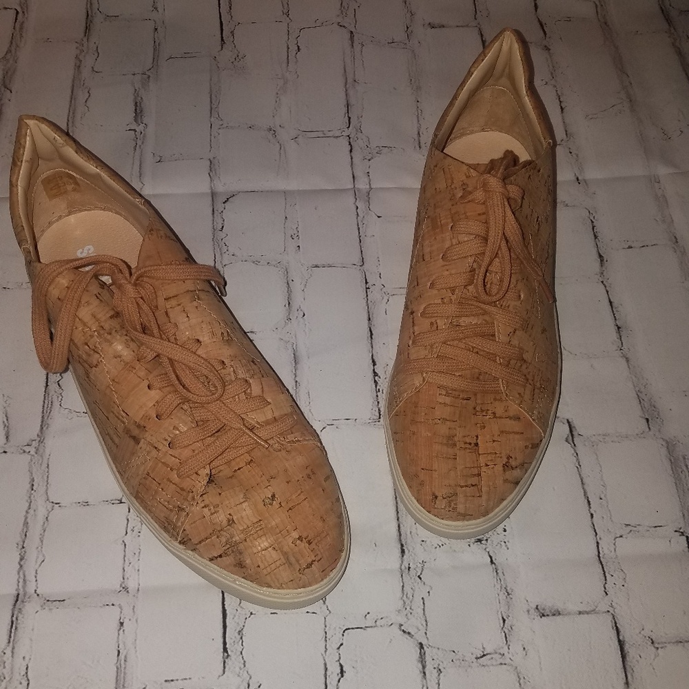 Schutz Cork Lace up Shoes Sz. 9